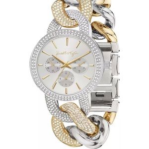 Women's Chronograph Two-Tone Metal Alloy Bracelet Watch 38mm